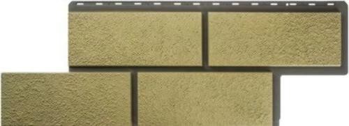 Фасадная панель Альта-Профиль Неаполитанский камень - Песчанный купить в Сочи