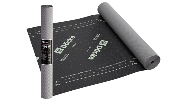 Супердиффузионная мембрана Docke, АT 150 EL трёхслойная, (универсальная с клеевой полосой) купить в Сочи
