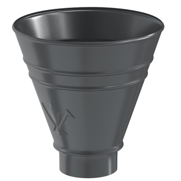 Водосток Aquasistem, система 125x90 - Воронка водосборная круглая RR 23 Маренго купить в Сочи