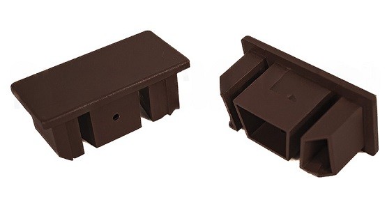 Заглушка для перил торцевая из алюминия GardenParkett Венге купить в Сочи