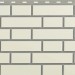 Фасадная панель Альта-Профиль, Кирпич Клинкерный, Белый купить в Сочи