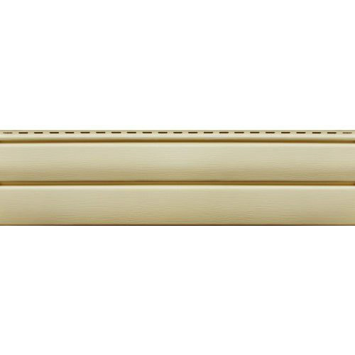 Виниловый сайдинг ю-пласт - серия "блок-хаус" (под бревно), кремовый купить в Сочи