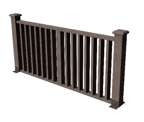 Ограждения декоративное ДПК GRINDERDECO Риальто венге купить в Сочи