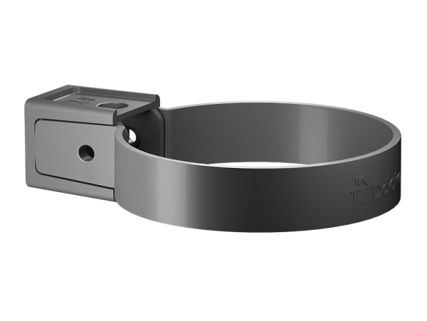 Хомут универсальный для водосточной трубы Docke Premium Графит купить в Сочи