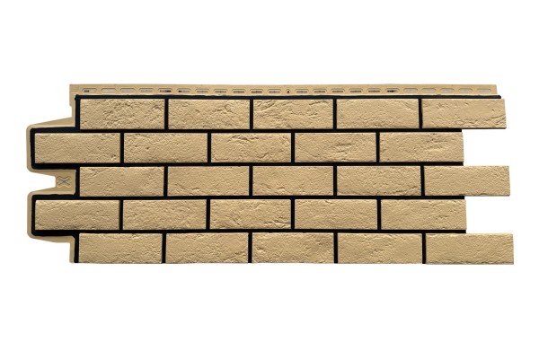 ФП Grand Line состаренный кирпич премиум Песочный (шов RAL 9005) купить в Сочи