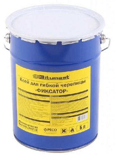 Клей для гибкой черепицы BITUMAST 5 л купить в Сочи