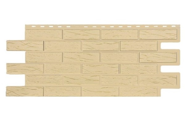 Фасадная панель T-Siding Кирпич Саман Эко Амбер купить в Сочи