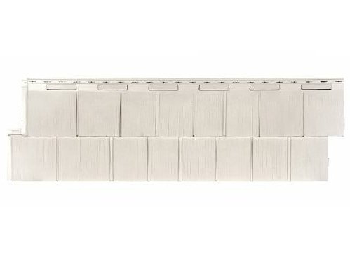 Фасадная панель T-Сайдинг-Щепа пихта ЭКО-1 Белый купить в Сочи