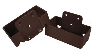 Крепление перил прямое из алюминия GardenParkett Венге