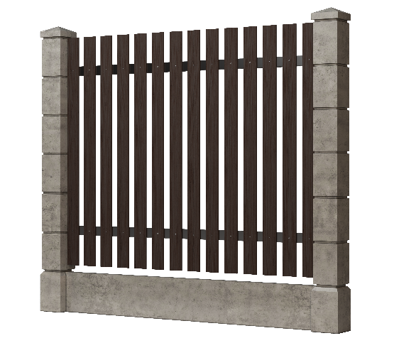 Заборная доска GRINDERDECO, ДПК, шлифованная Венге купить в Сочи