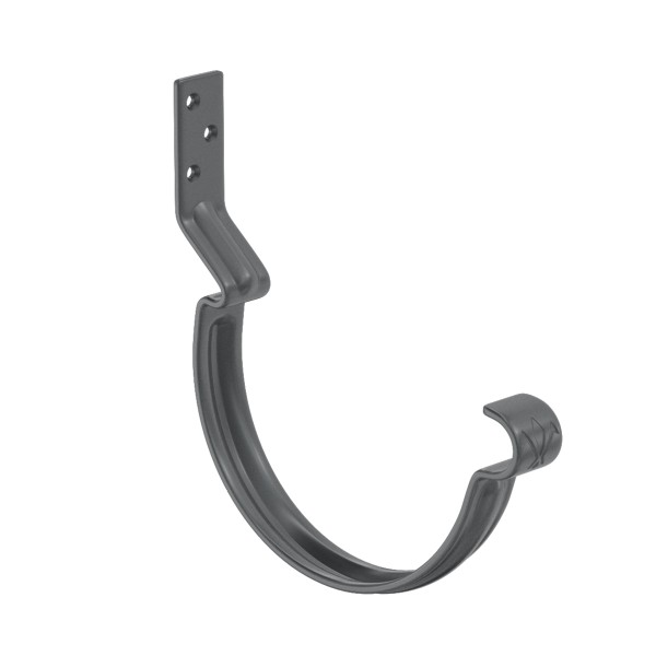 Водосток Aquasistem, система 125x90 - Крюк крепления желоба короткий RR 23 Маренго купить в Сочи