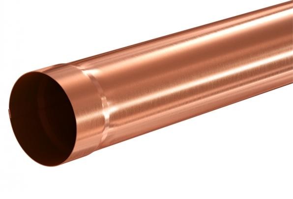 Водосток Aquasistem, система 125x90 - Водосточная труба 3 метра медная купить в Сочи