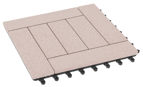 Модульный паркет ДПК GRINDERDECO Комфорт 6 Выбеленный дуб купить в Сочи